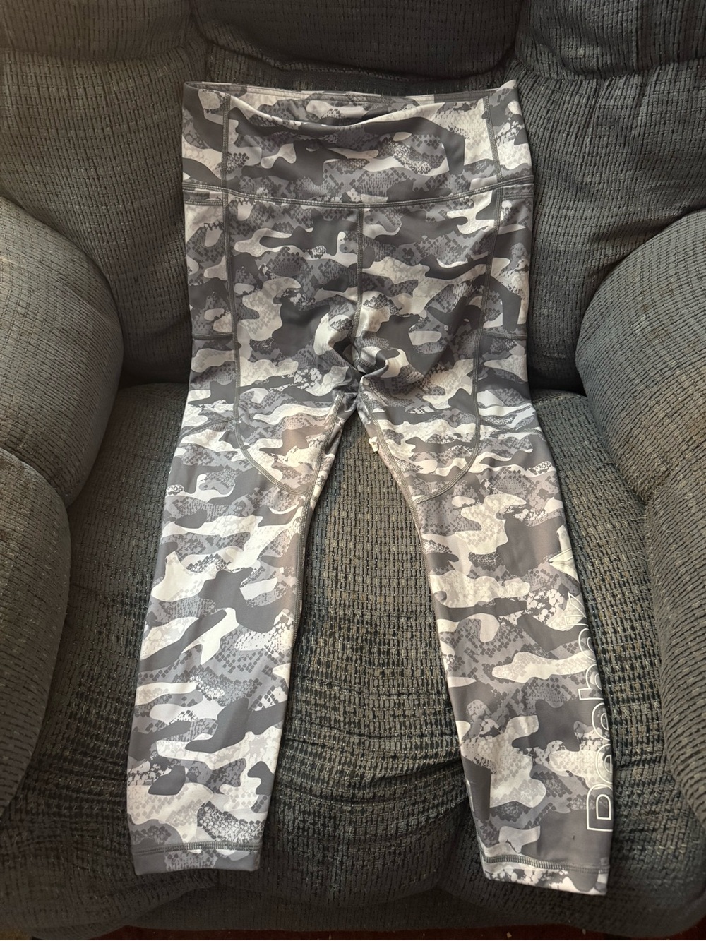 Reebok Gray Camo Kids Active Leggings